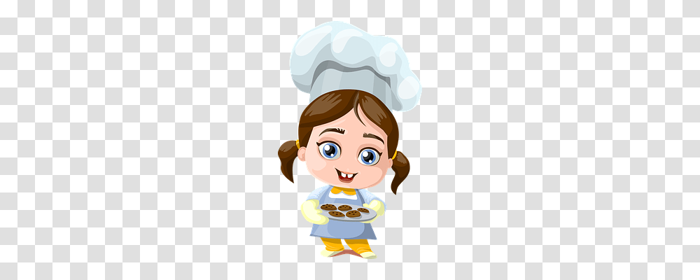 Girl Person, Chef, Food, Eating Transparent Png