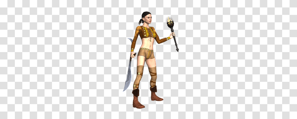 Girl Person, Human, Costume, Weapon Transparent Png