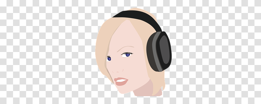 Girl Transport, Electronics, Head, Headphones Transparent Png