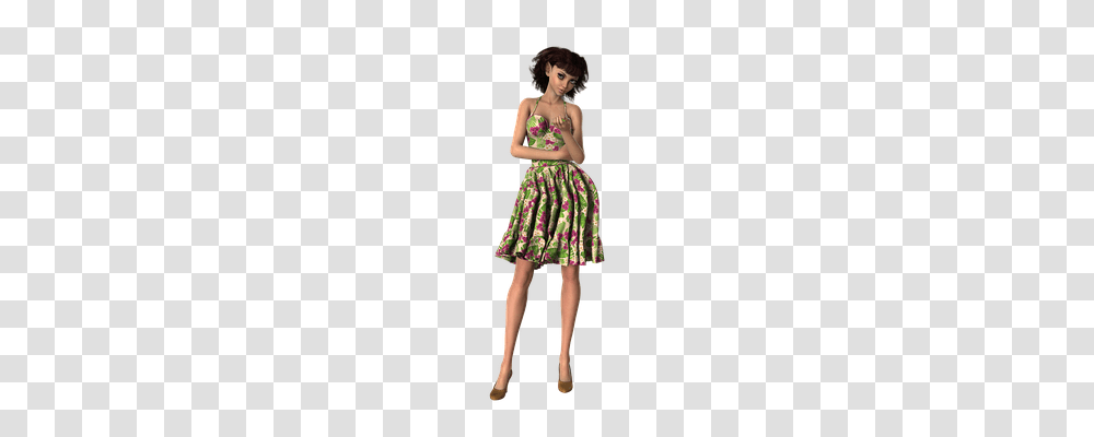 Girl Person, Dress, Skirt Transparent Png