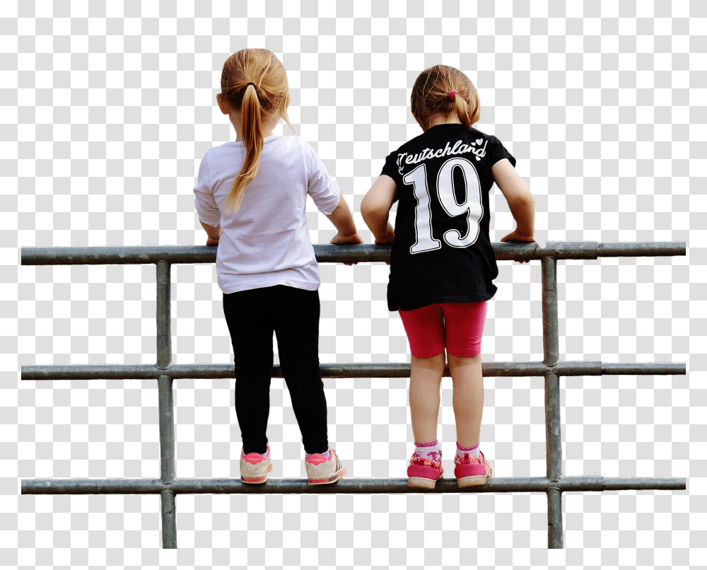 Girl Person, Shorts, Railing Transparent Png