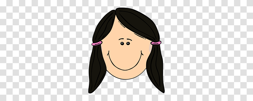 Girl Person, Label, Drawing Transparent Png