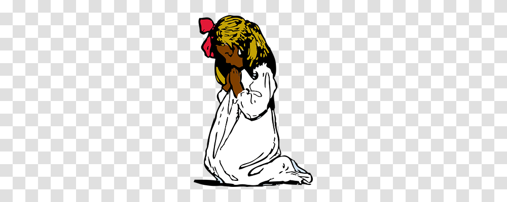 Girl Religion, Person, Human, Kneeling Transparent Png