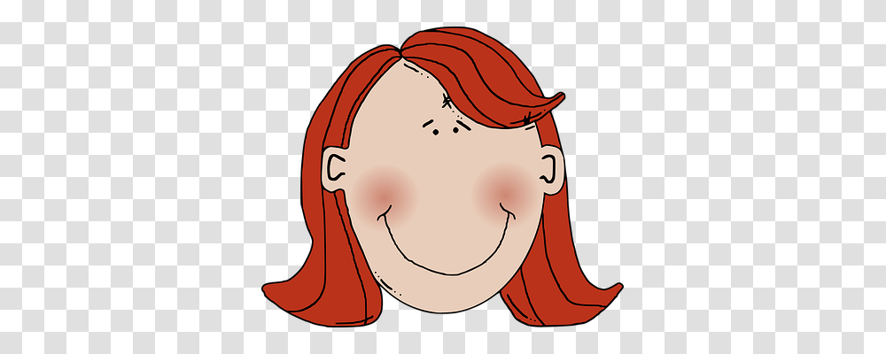 Girl Person, Head, Face, Label Transparent Png