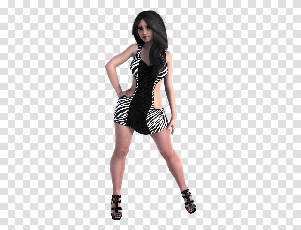 Girl 3d Render Background People Woman Portable Network Graphics, Person, Dress, Female Transparent Png