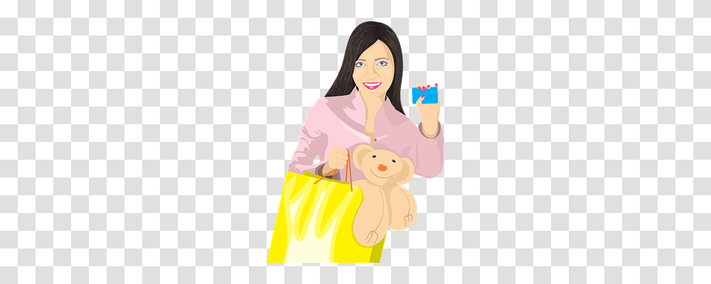 Girl Person, Human, Bag, Shopping Transparent Png