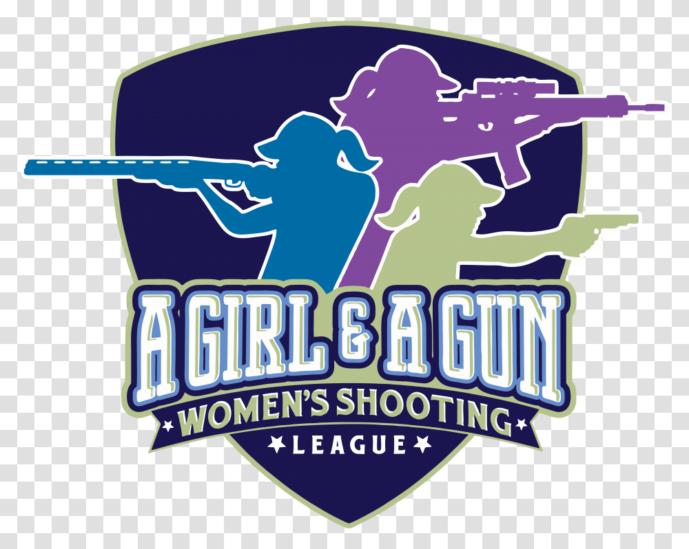 Girl Amp A Gun Women's Shooting League, Logo, Crowd Transparent Png