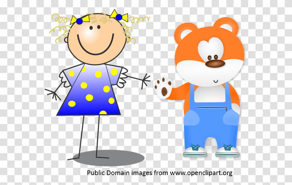 Girl And Bear Funny Thoughts On Birthday, Performer, Toy, Lamp, Magician Transparent Png