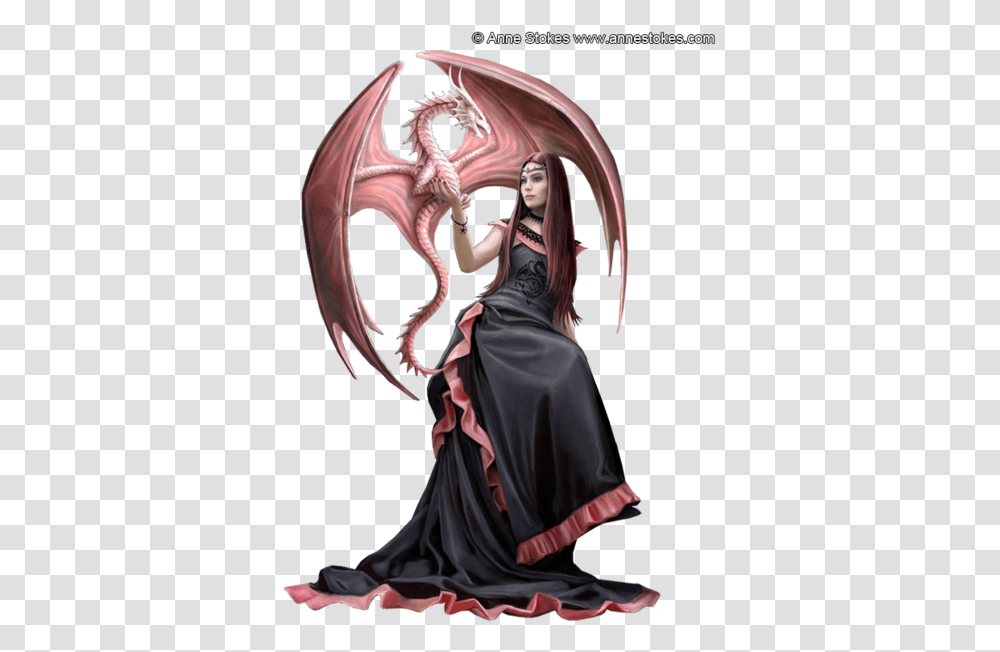 Girl And Dragon Official Psds Anne Stokes, Person, Human, Sea Life, Animal Transparent Png
