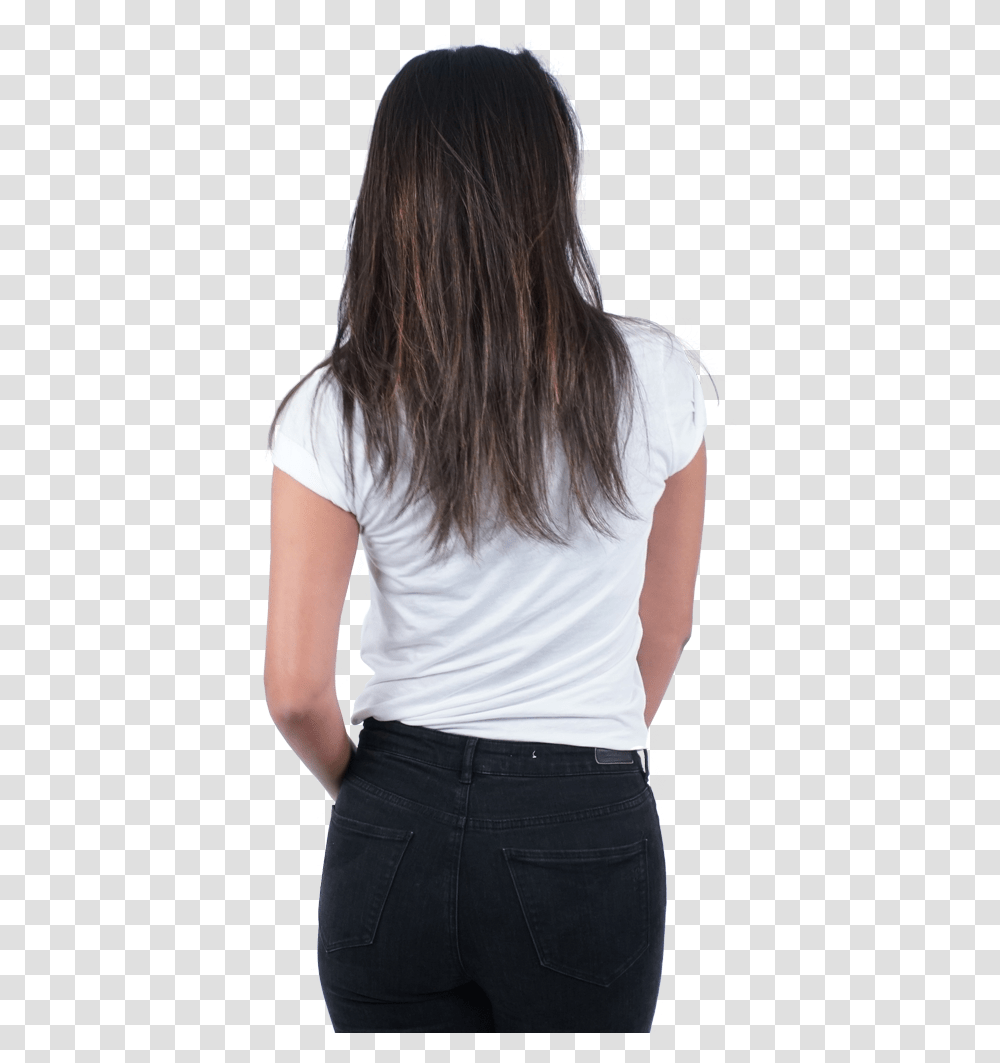 Girl Back, Person, Sleeve, Hair Transparent Png