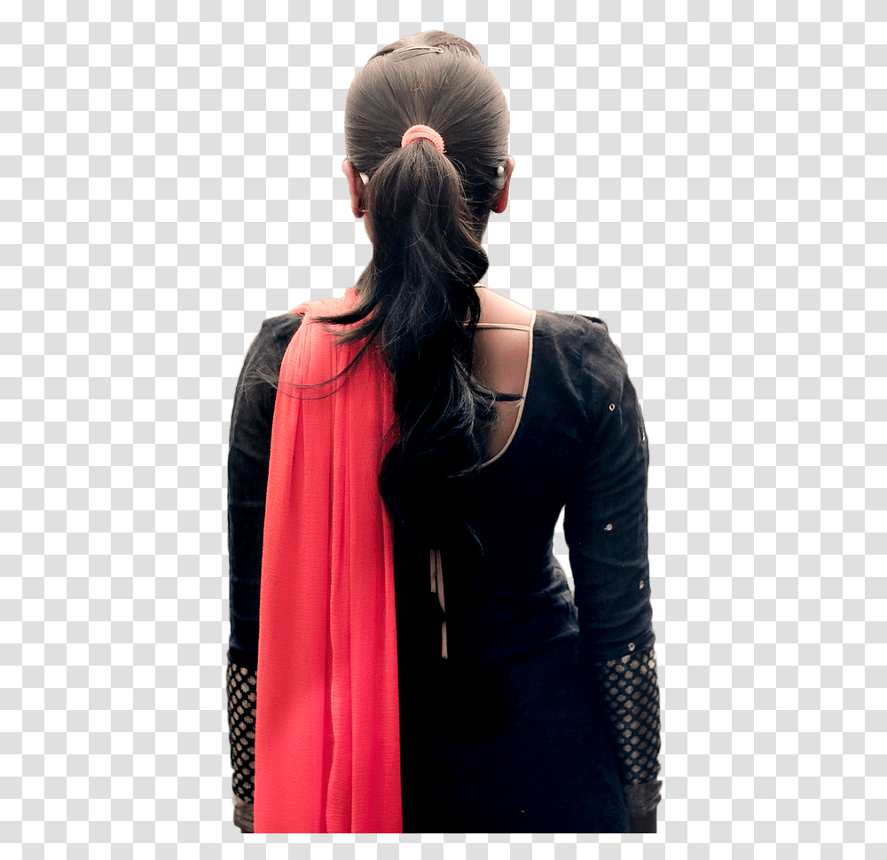 Girl Back Hd, Sleeve, Long Sleeve, Person Transparent Png