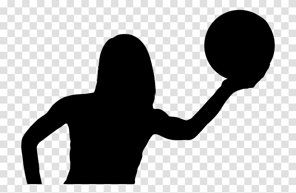 Girl Basketball Player Silhouette, Back, Photography, Portrait, Outdoors Transparent Png