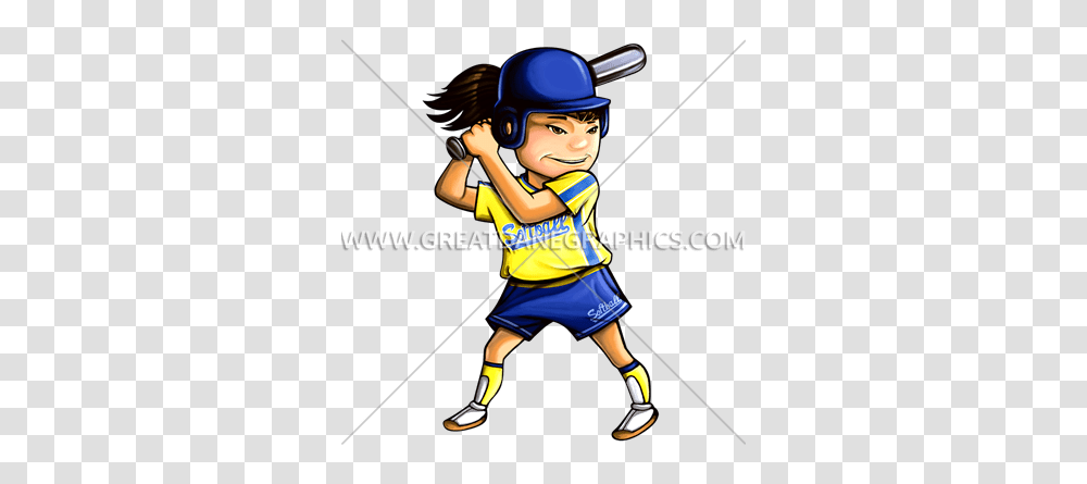 Girl Batter Production Ready Artwork For T Shirt Printing, Person, Human, Sport, Sports Transparent Png