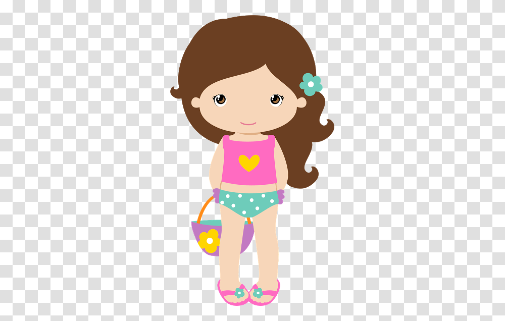Girl Beach Clipart Explore Pictures, Person, Human, Doll, Toy Transparent Png