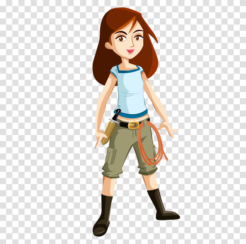 Girl Character, Person, Human, Apparel Transparent Png