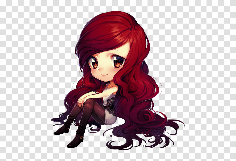 Girl Chibi Image, Hair, Person Transparent Png