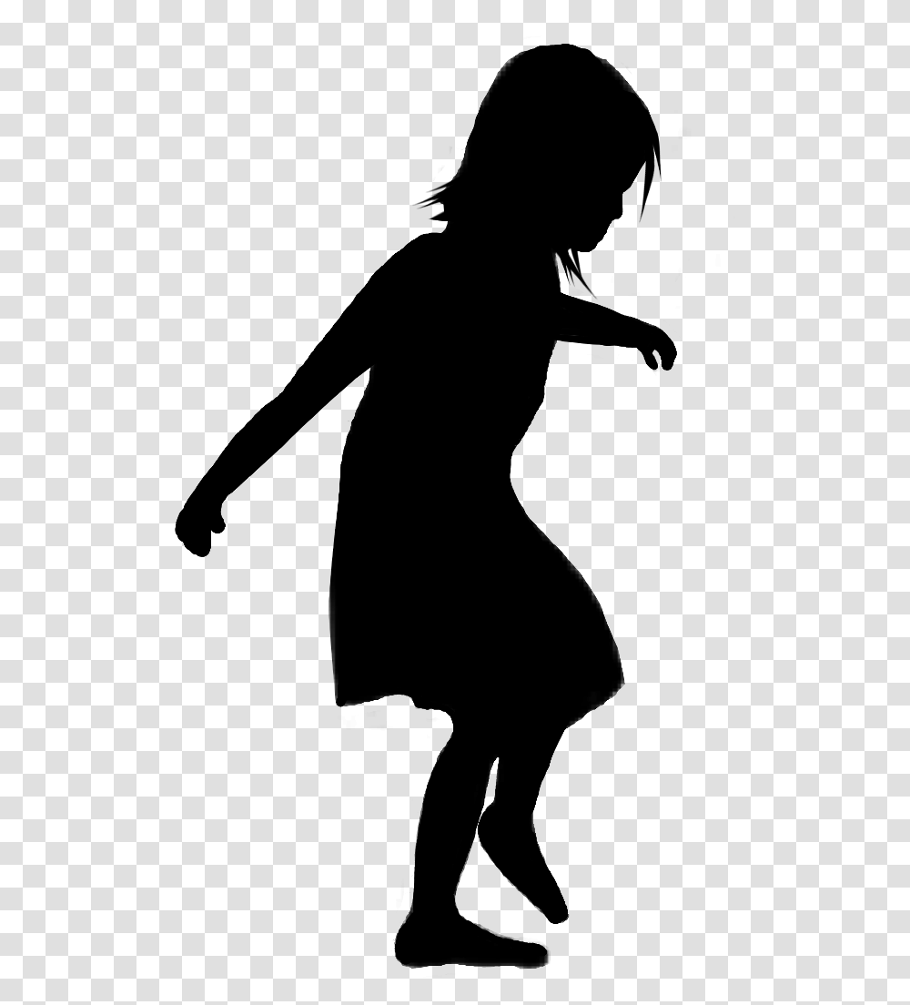 Girl Child People Silhouette Black Vipshoutout Girl Child Silhouette Transparent Png