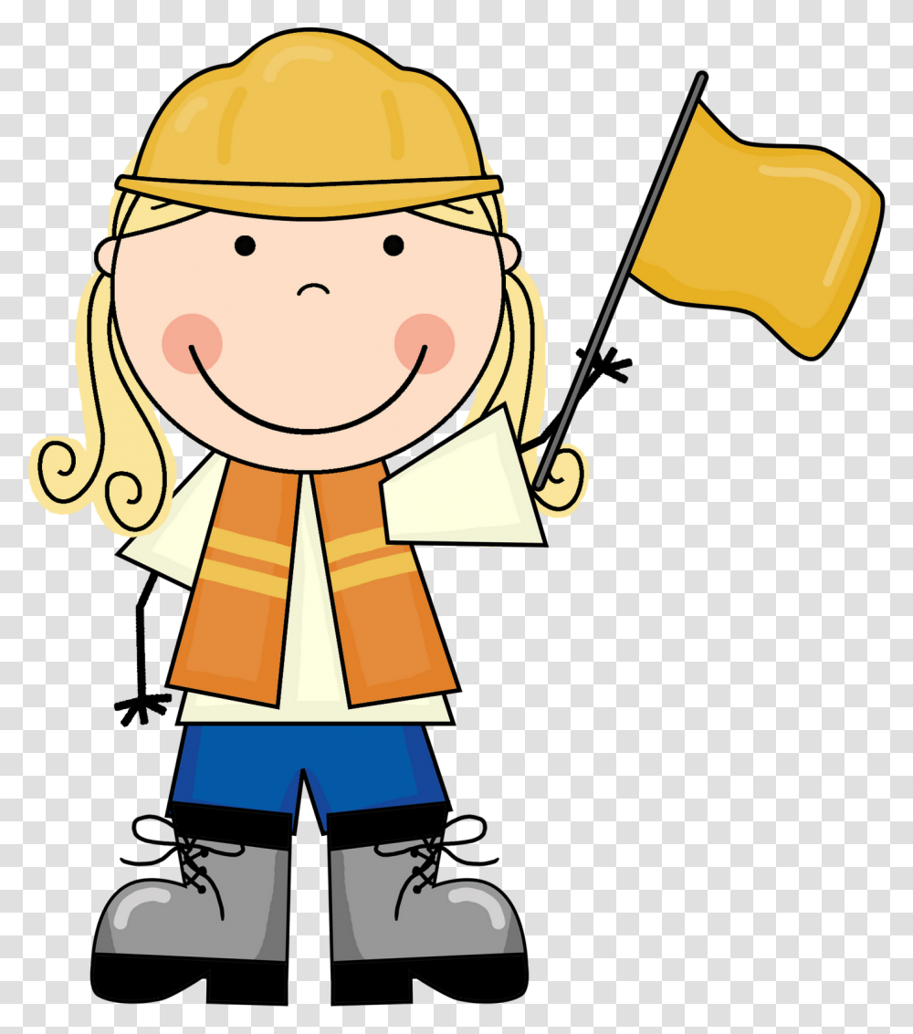 Girl Clipart Construction Worker, Snowman, Winter, Outdoors, Nature Transparent Png