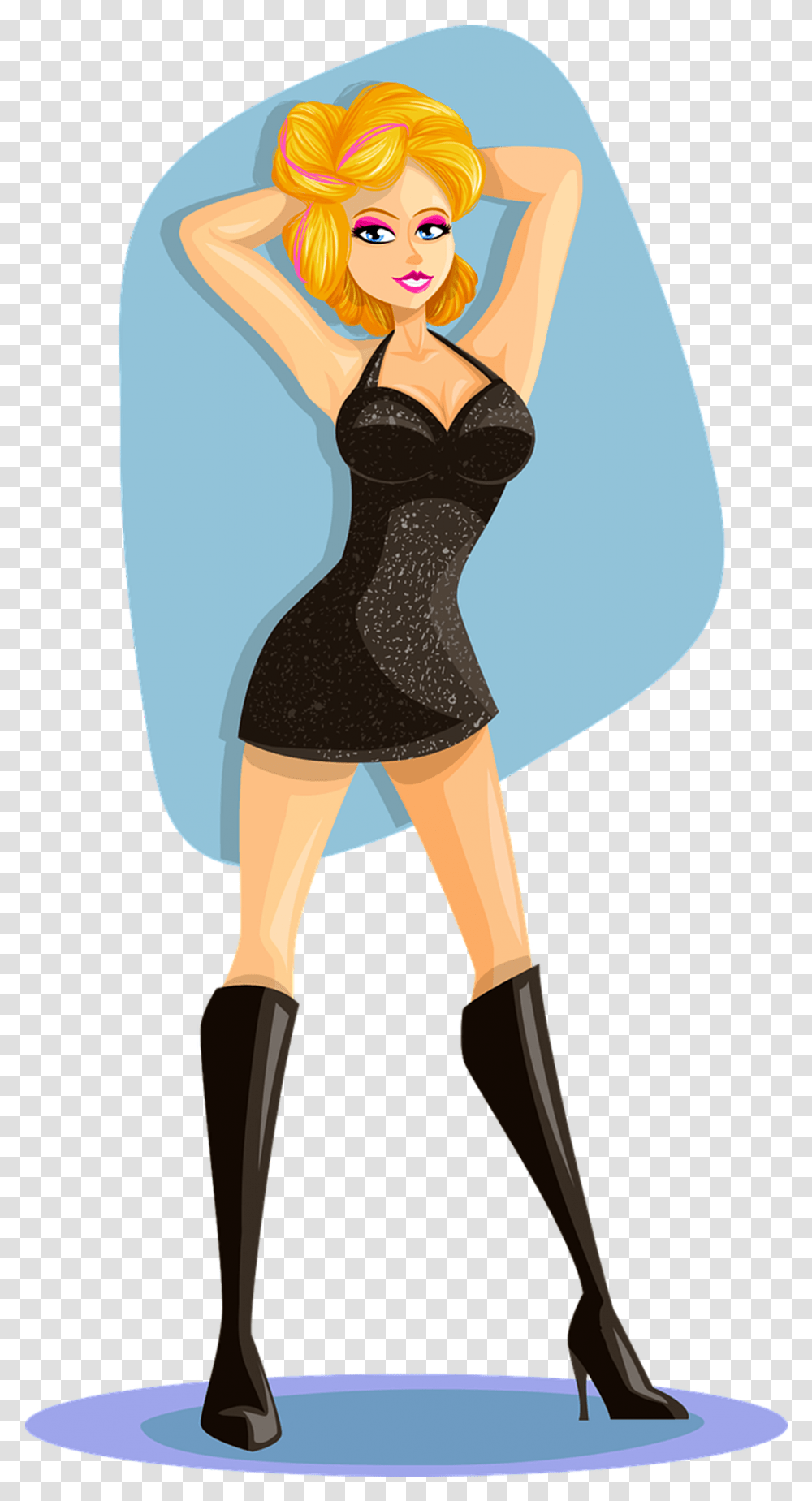 Girl, Dress, Person, Female Transparent Png