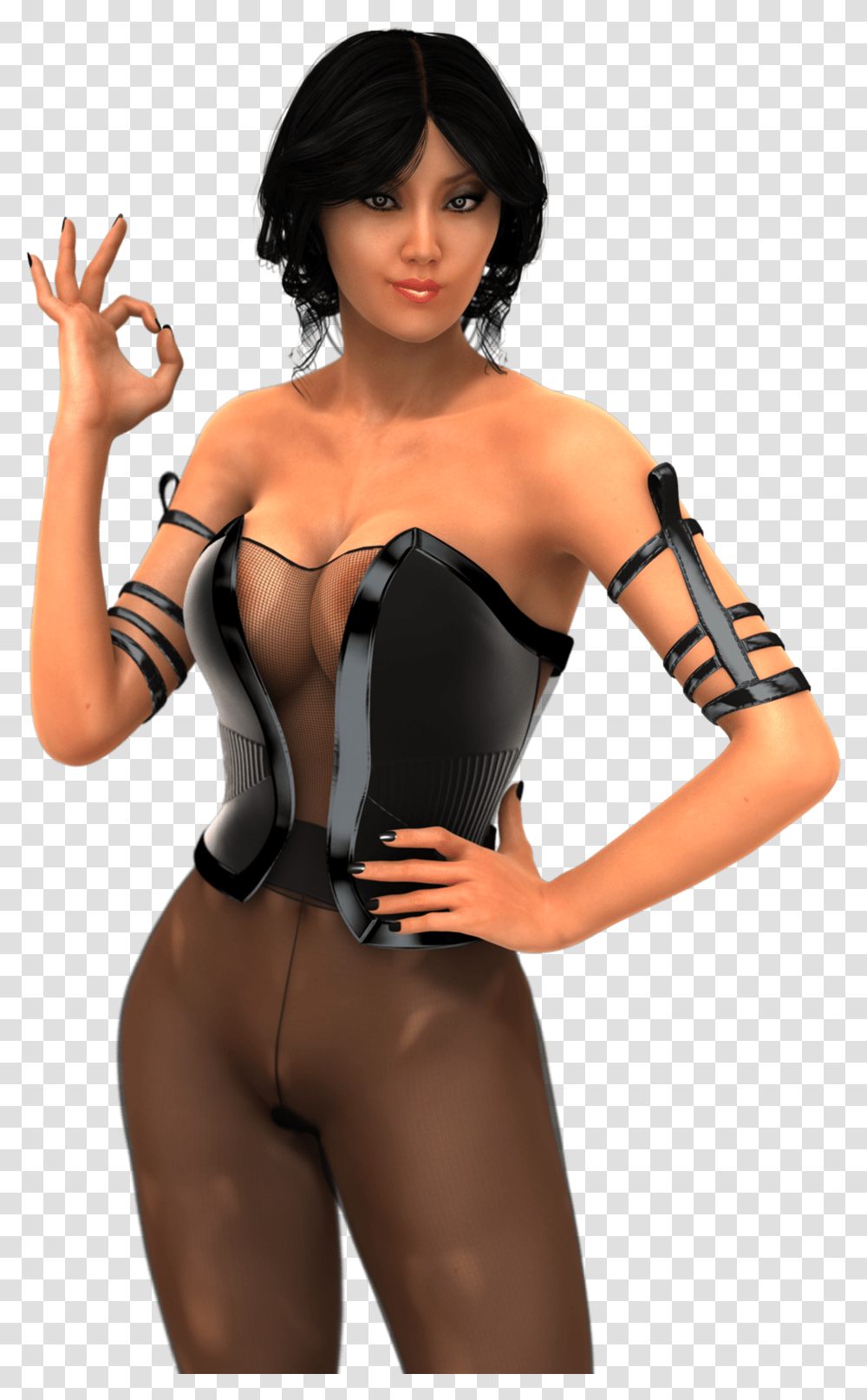 Girl, Person, Female, Lingerie Transparent Png