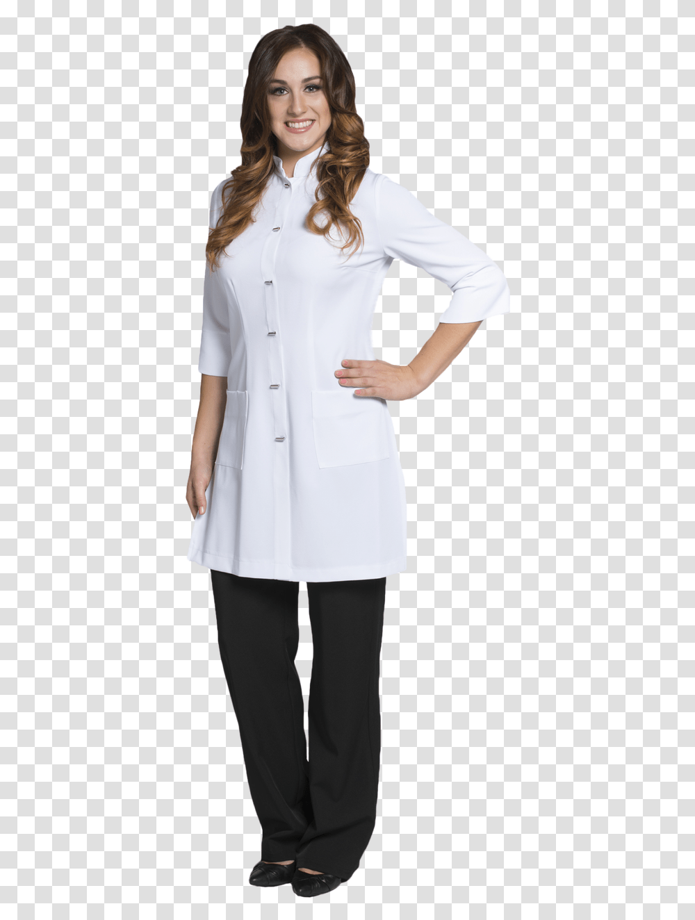 Girl, Shirt, Person, Lab Coat Transparent Png