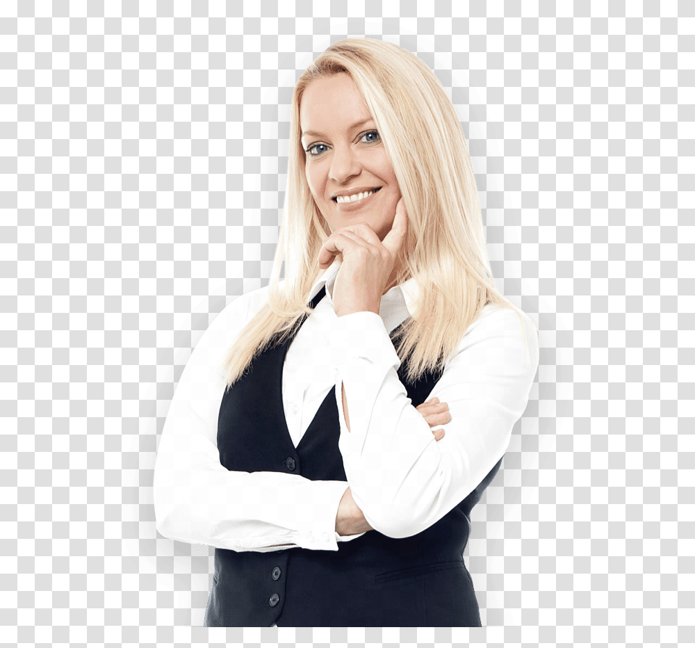 Girl Confused Business, Blonde, Woman, Kid, Teen Transparent Png