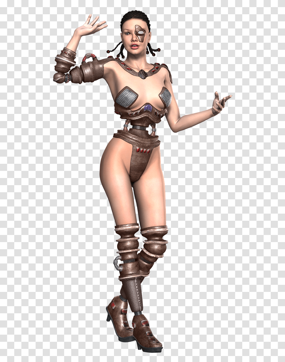 Girl Cyborg Fiction Free Picture Female Cyborg, Costume, Apparel, Person Transparent Png