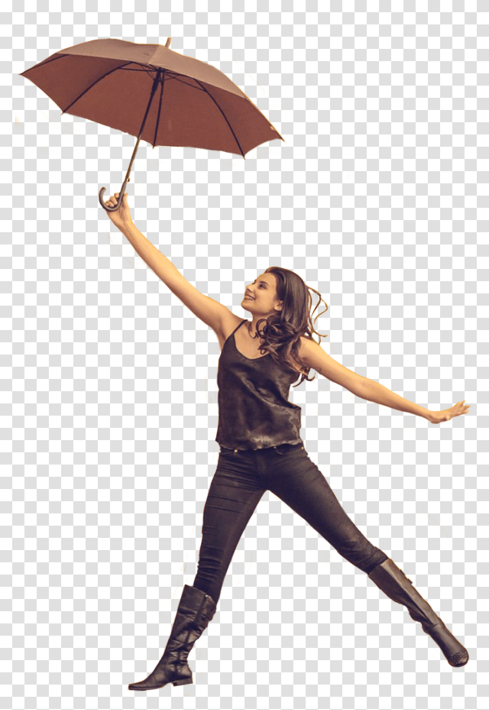 Girl Dance Lady Umbrella Play Photo Shoot, Person, Dance Pose, Leisure Activities Transparent Png