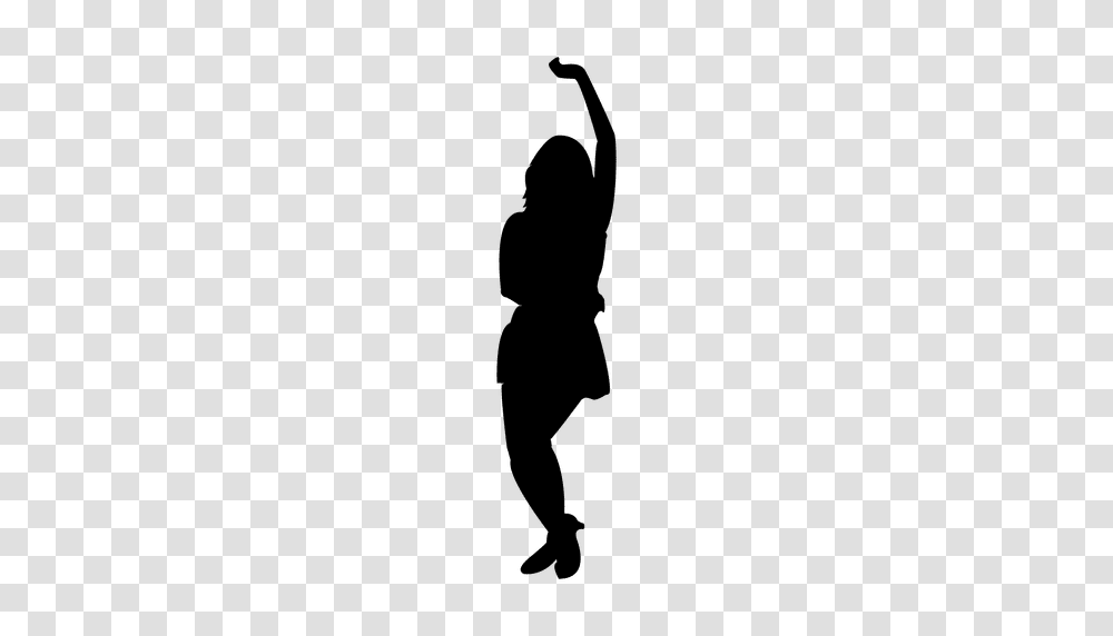 Girl Dancer Silhouette, Person, People, Dance Pose, Leisure Activities Transparent Png