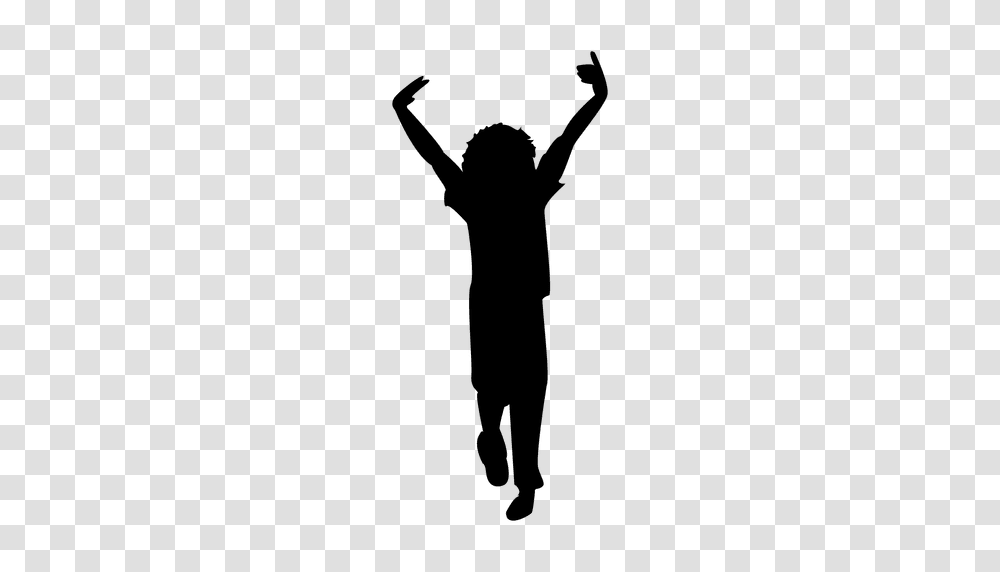 Girl Dancing Hands Up Silhouette, Person, Leisure Activities, People, Dance Pose Transparent Png