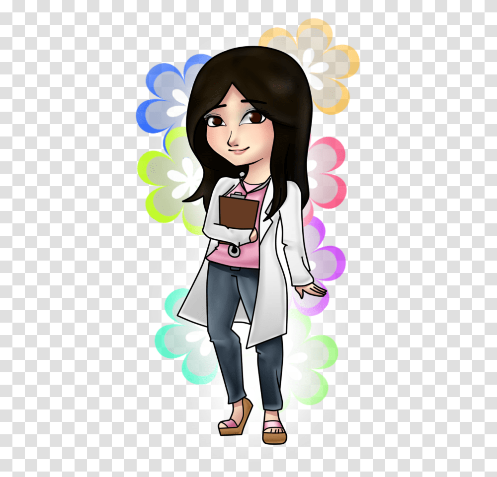 Girl Doctor Doctor Chibi, Person, Female, Comics, Book Transparent Png