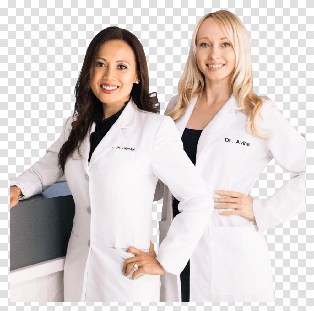 Girl Doctor Girl, Apparel, Lab Coat, Person Transparent Png
