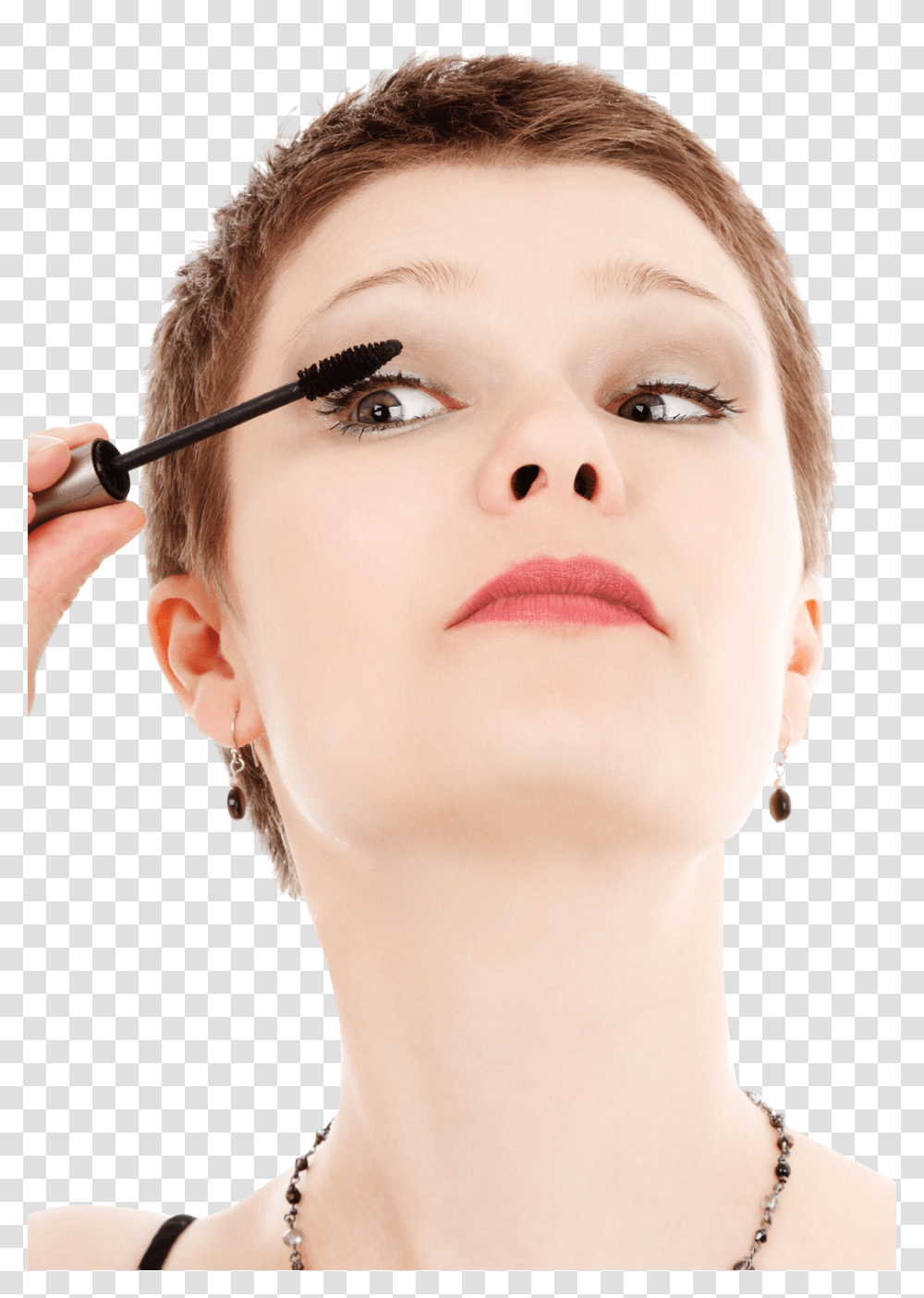 Girl Doing Makeup Image, Person, Human, Lipstick, Cosmetics Transparent Png