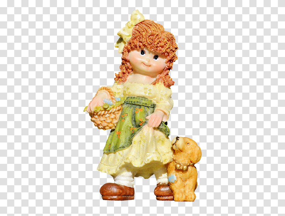 Girl Doll Figure Decoration Sculpture Cute Doll, Toy Transparent Png