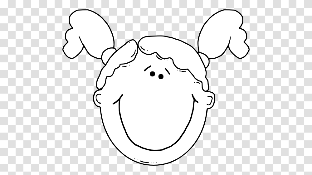 Girl Face Clip Art, Stencil, Food, Animal Transparent Png