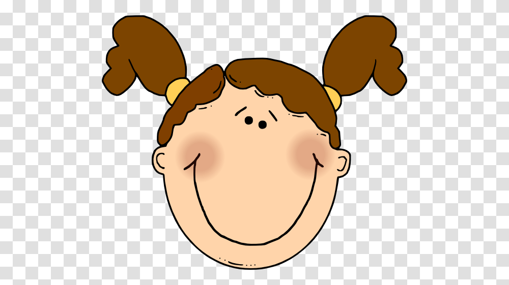 Girl Face Clipart Image, Food, Bread, Eating, Toy Transparent Png