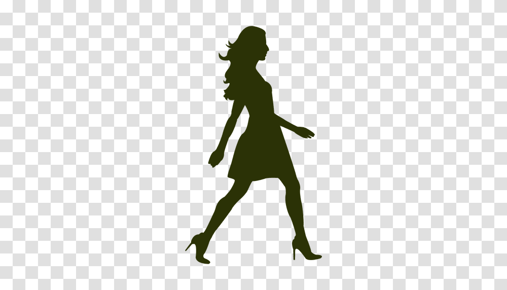 Girl Fashion Walking Silhouette, Person, Dance Pose, Leisure Activities, Duel Transparent Png