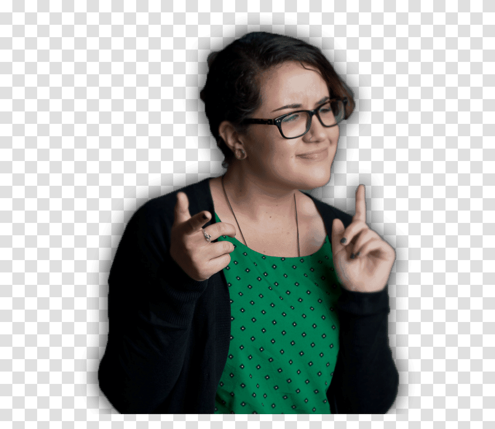 Girl, Finger, Person, Human, Sleeve Transparent Png