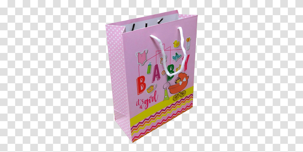 Girl First Birthday Paper Bag Small Paper, Shopping Bag, Box Transparent Png