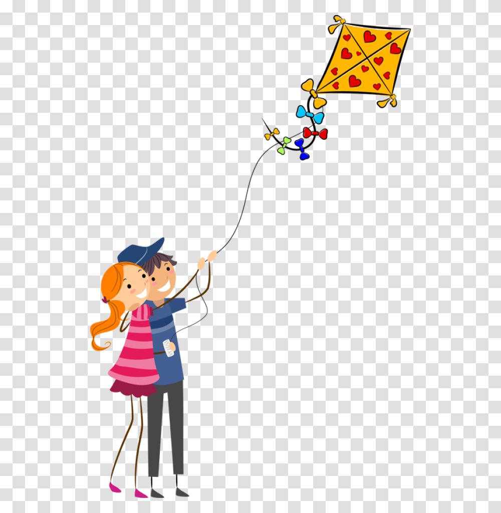 Girl Flying A Kite Clipart Fly A Kite Clipart, Person, Human, People Transparent Png