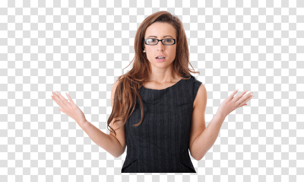 Girl Frustrated Mulher Questionando, Person, Sleeve, Female Transparent Png