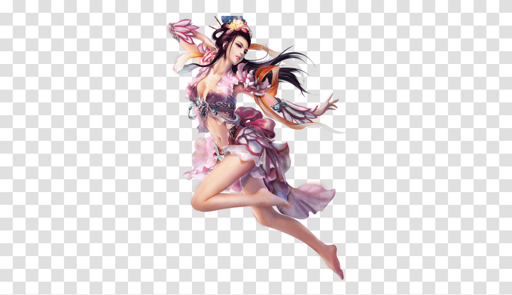 Girl Game Character, Person, Manga, Comics Transparent Png