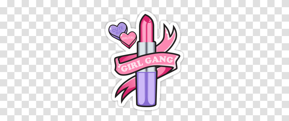 Girl Gang, Lipstick, Cosmetics, Dynamite, Bomb Transparent Png