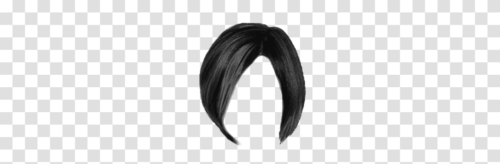 Girl Hair, Black Hair, Wig Transparent Png