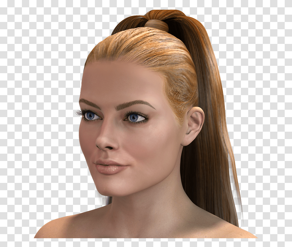 Girl, Hair, Person, Human, Ponytail Transparent Png