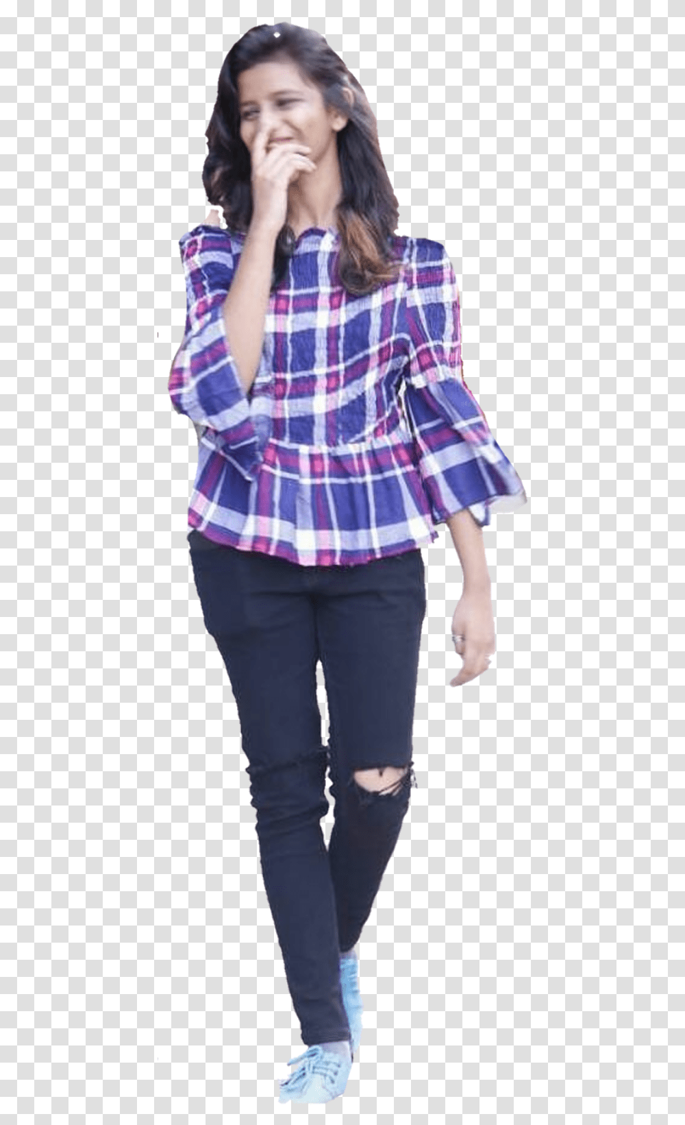 Girl Hd Background, Person, Pants, Face Transparent Png
