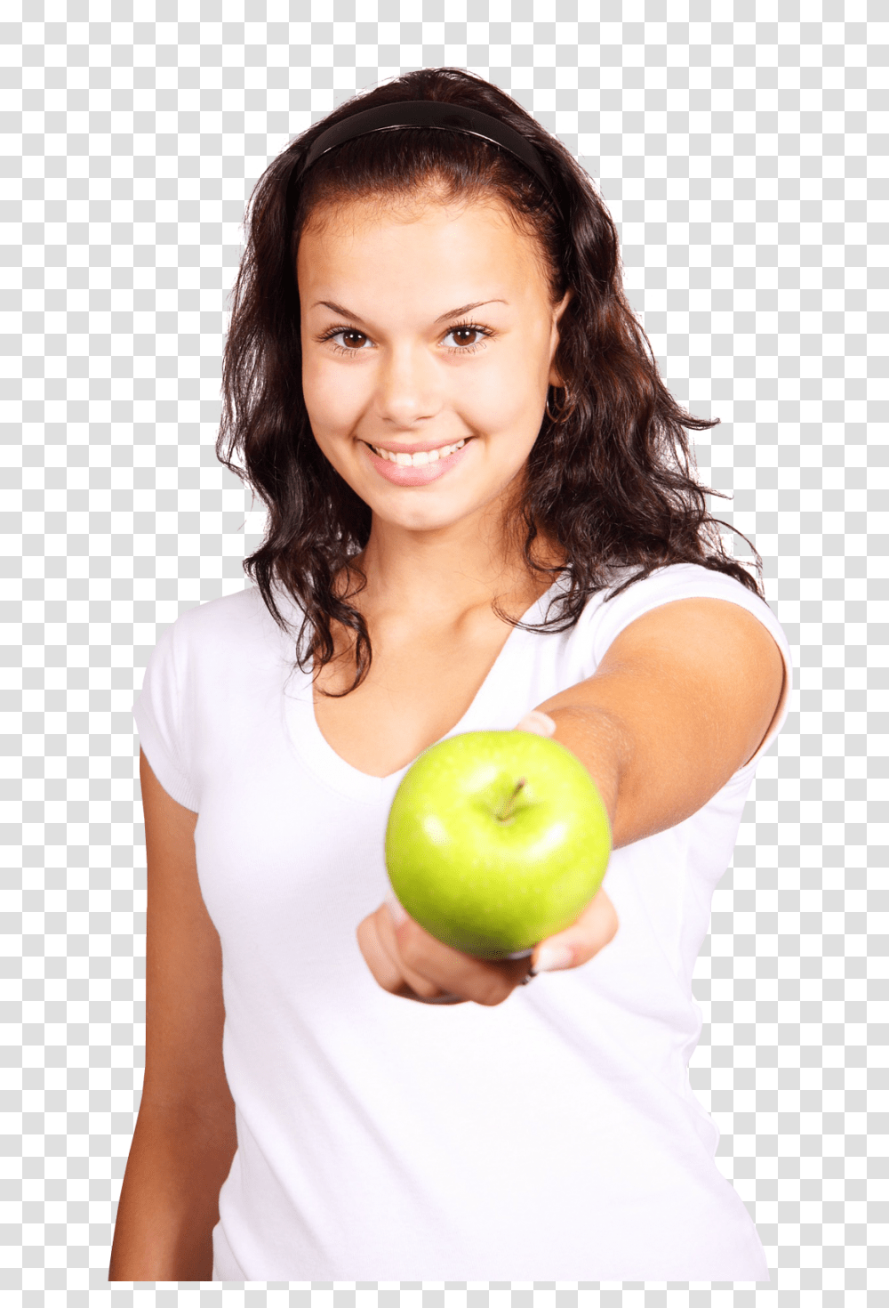 Girl Holding Apple Image, Person, Plant, Human, Fruit Transparent Png