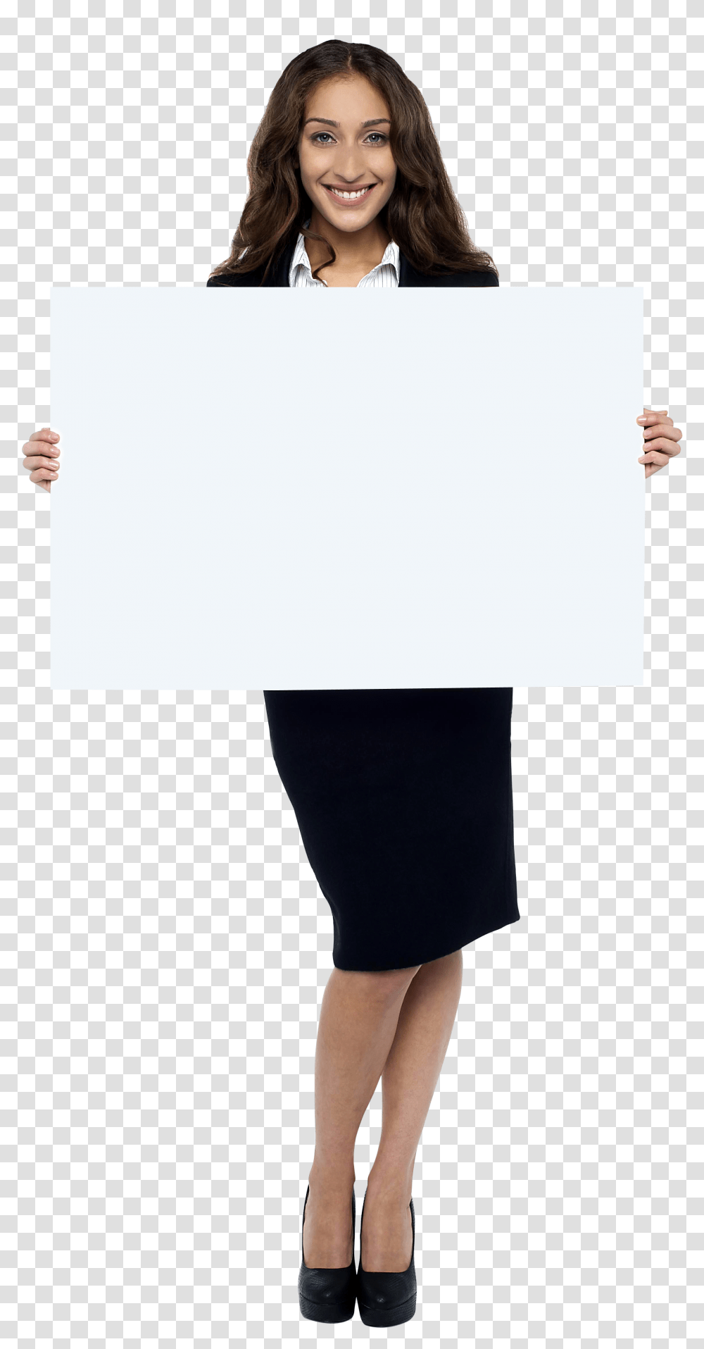 Girl Holding Banner Stock Photo Girl Stock Photo, Person, Sleeve, Shoe Transparent Png