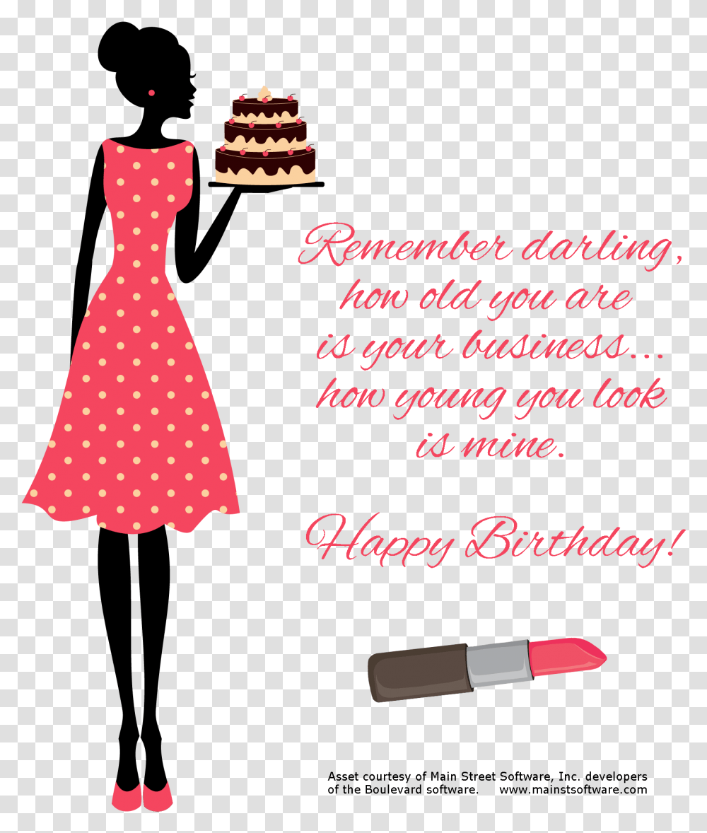 Girl Holding Cake Silhouette, Texture, Polka Dot, Mail, Envelope Transparent Png