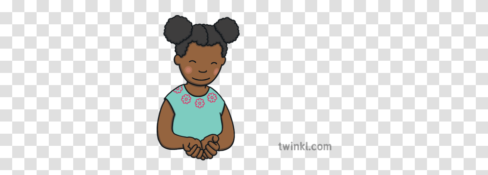 Girl Holding Out Cupped Hands 01 People Children Poses Ks1 Bun, Person, Human, Baby, Face Transparent Png